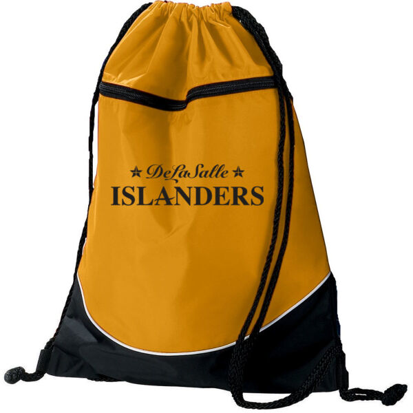 Augusta - Tri-Color Drawstring Backback - Printed Logo Thumbnail