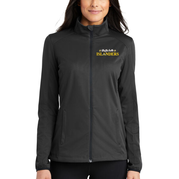 Port Authority® Ladies Active Soft Shell Jacket - Embroidered Logo Thumbnail