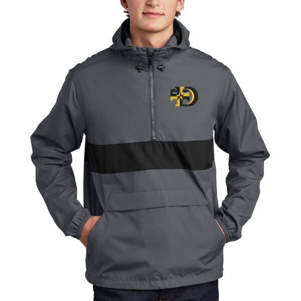 Sport-Tek® Zipped Pocket Anorak - Embroidered Logo Thumbnail