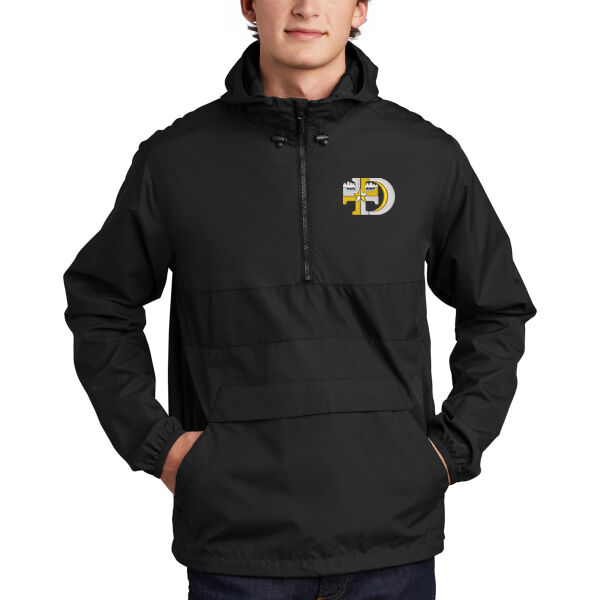 Sport-Tek® Zipped Pocket Anorak - Embroidered Logo Thumbnail