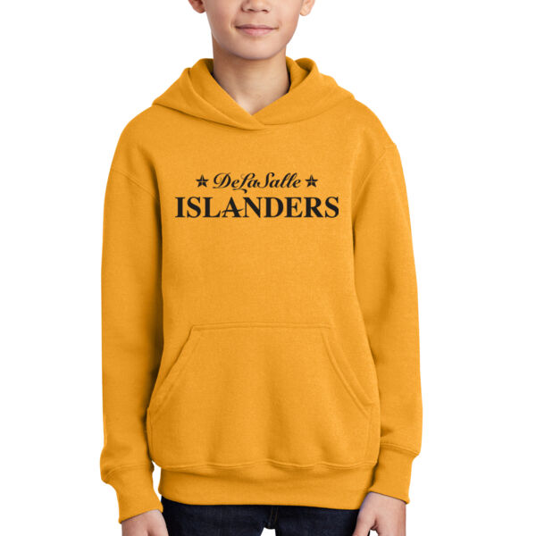 Port & Company® Youth Core Fleece Pullover Hooded Sweatshirt - Printed Logo Thumbnail