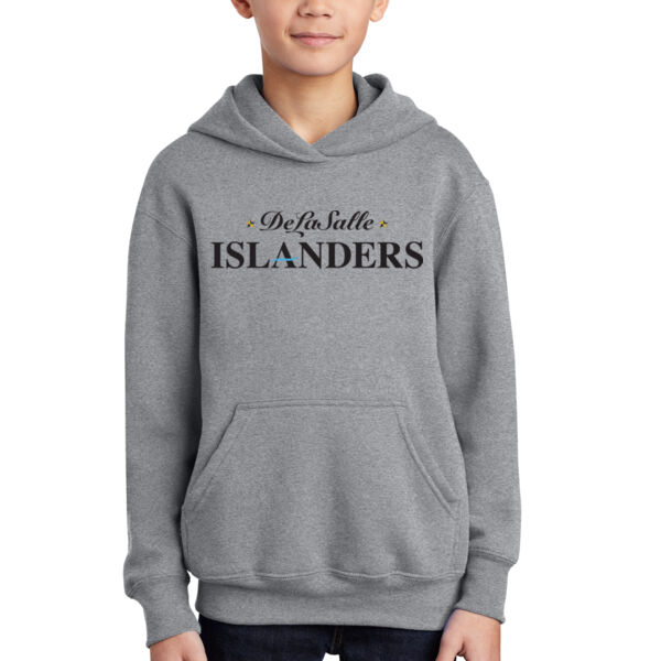 Port & Company® Youth Core Fleece Pullover Hooded Sweatshirt - Printed Logo Thumbnail