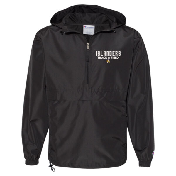 Champion - Packable Quarter-Zip Jacket - Embroidered Logo ** Add Name for $5! ** Thumbnail