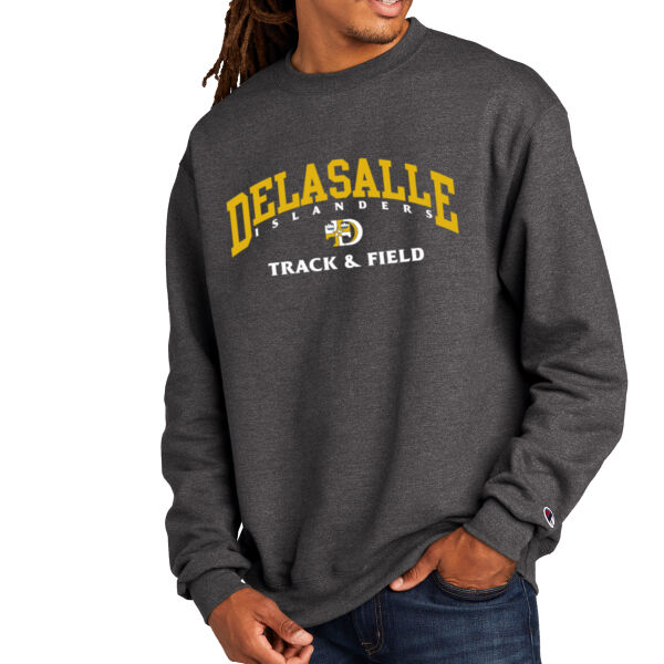 Champion® Powerblend Crewneck Sweatshirt - Printed Logo ** Add Name for $5! ** Thumbnail