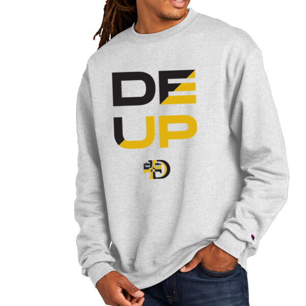 Champion® Powerblend Crewneck Sweatshirt - Printed Logo ** Add Number for $5! ** Thumbnail