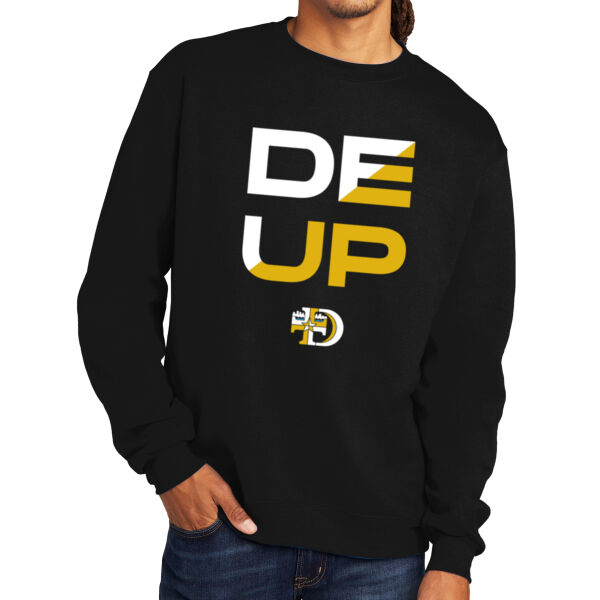 Champion® Powerblend Crewneck Sweatshirt - Printed Logo ** Add Number for $5! ** Thumbnail