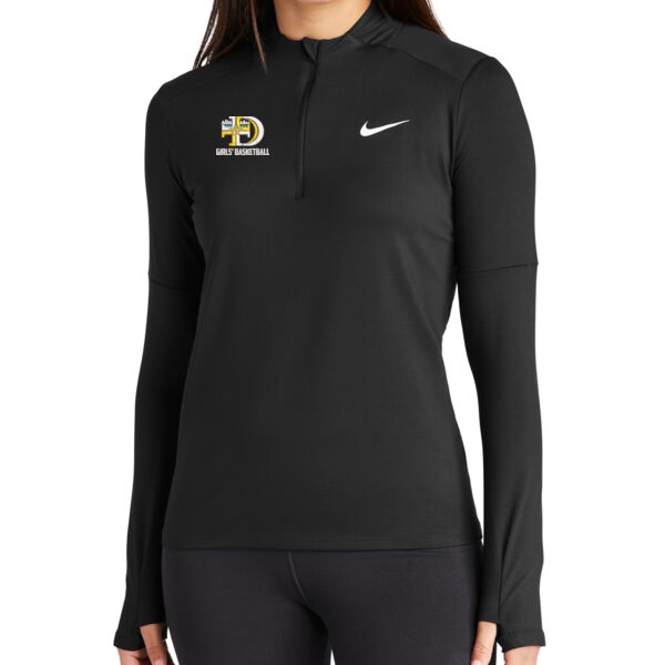 Nike Ladies Dri-FIT Element 1/2-Zip Top - Embroidered Logo ** Add Name for $5! ** Thumbnail