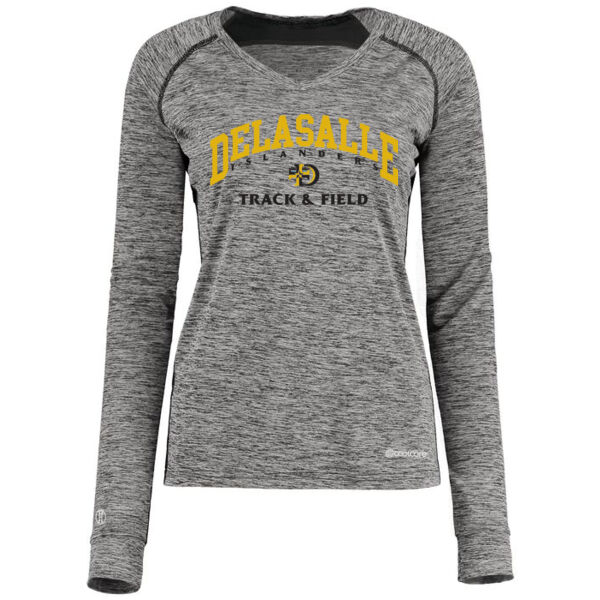 Holloway - Ladies Electrify Coolcore® Long Sleeve Tee - Printed Logo ** Add Name for $5! ** Thumbnail