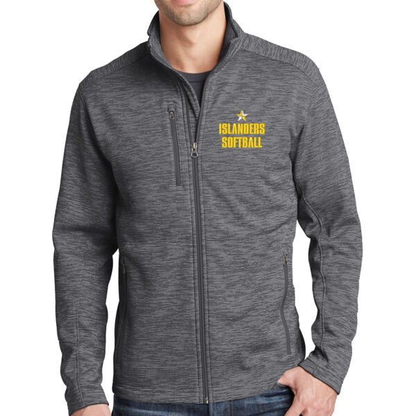 Port Authority® Digi Stripe Fleece Jacket - Embroidered Logo ** Add Name for $5! ** Thumbnail