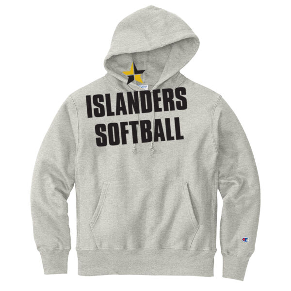 Champion ® Reverse Weave ® Hooded Sweatshirt - Printed Logo ** Add Name & Number for $5! ** Thumbnail