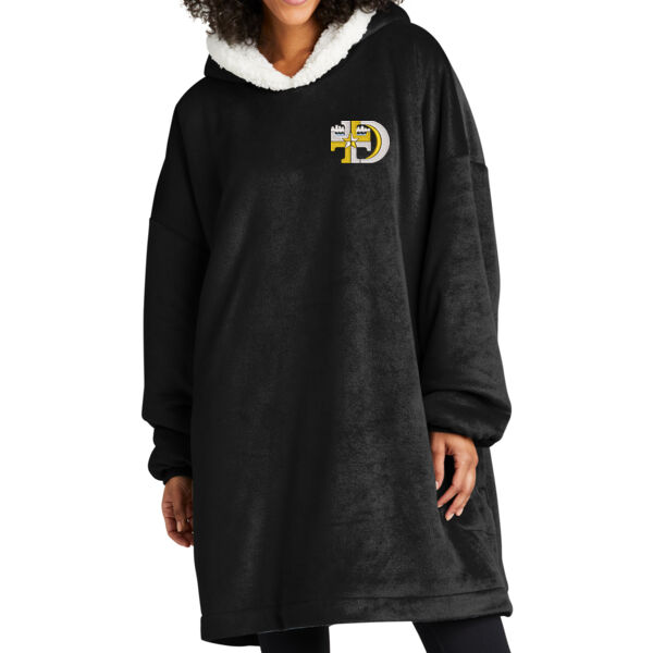 Port Authority® Mountain Lodge Wearable Blanket - Embroidered Logo Thumbnail