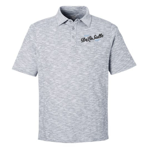 North End - Men's Eclipse Jacquard Polo - Embroidered Logo Thumbnail