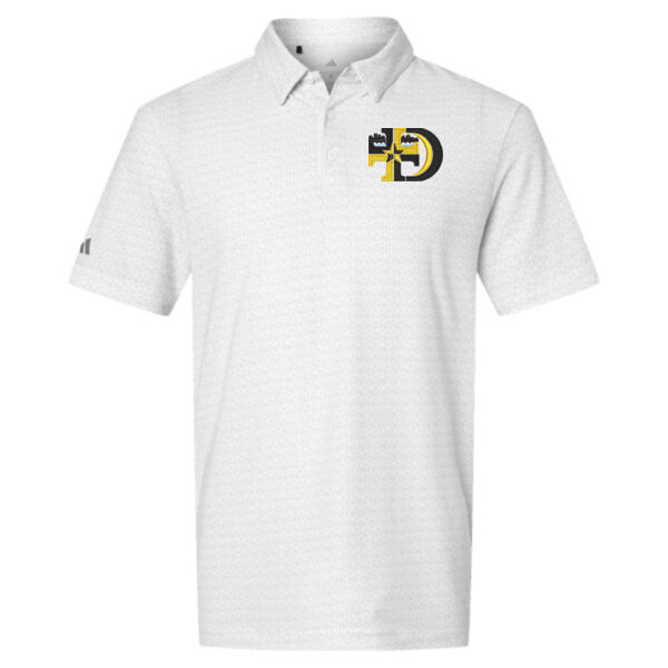 Adidas - Men's Printed Blend Polo - Embroidered Logo Thumbnail