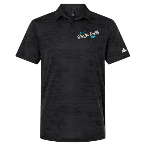 Adidas - Men's Ultimate365 Textured Stripe Polo - Embroidered Logo Thumbnail