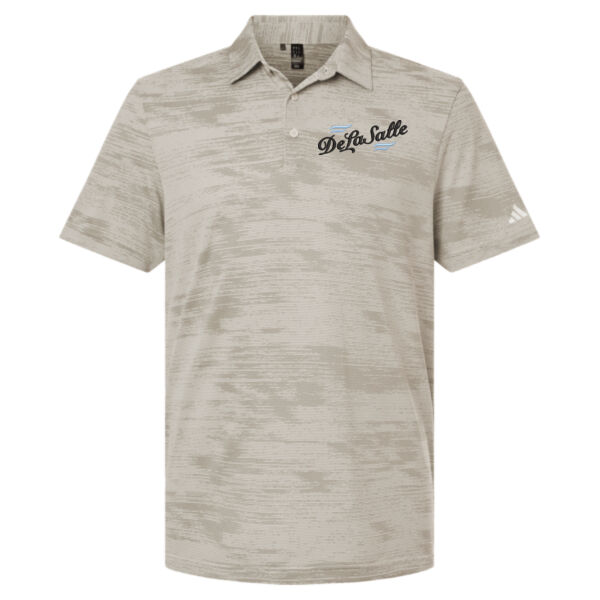 Adidas - Men's Ultimate365 Textured Stripe Polo - Embroidered Logo Thumbnail