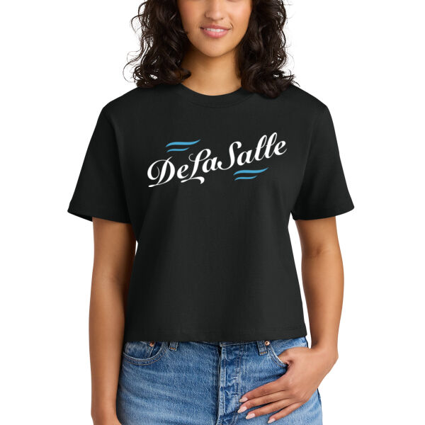 Next Level Apparel® Women’s Heavyweight Boxy Tee - Printed Logo Thumbnail