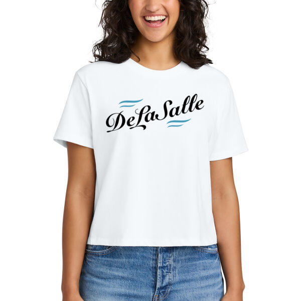 Next Level Apparel® Women’s Heavyweight Boxy Tee - Printed Logo Thumbnail
