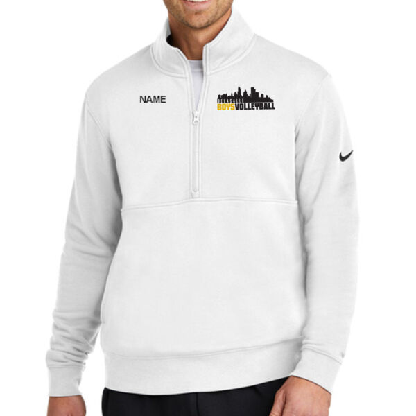 Nike Club Fleece Sleeve Swoosh 1/2-Zip - Embroidered Logo **Add Name For $5** Thumbnail
