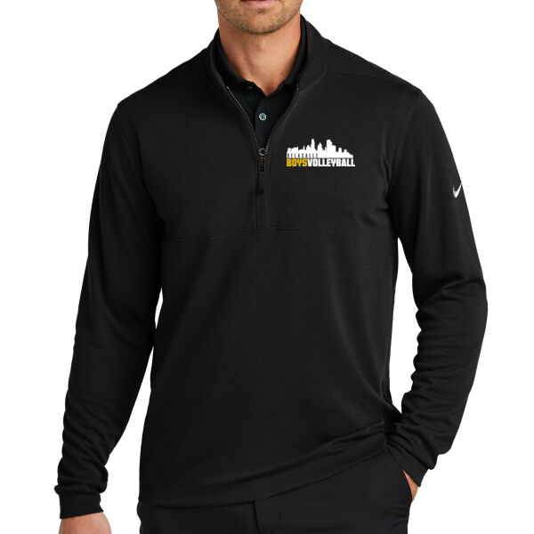 Nike Textured 1/2-Zip Cover-Up - Embroidered Logo Thumbnail