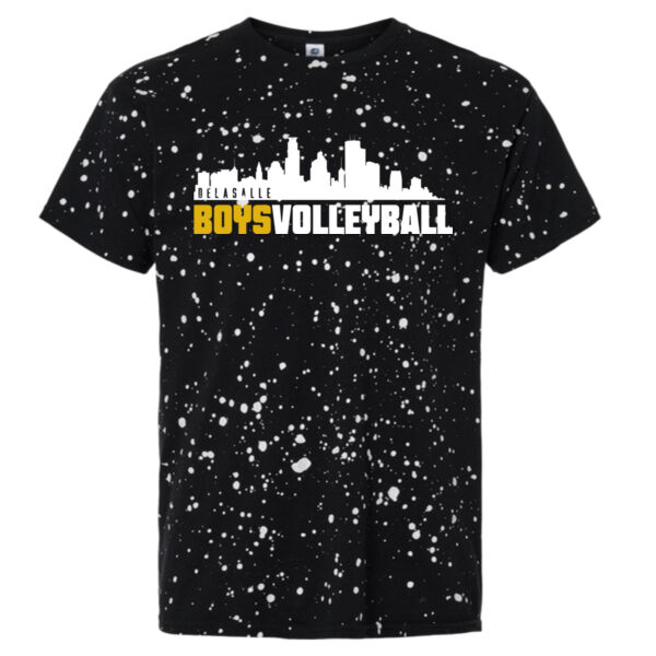 Colortone - Unisex Bleach Out Dyed T-Shirt - Printed Logo **Add Name For $5** Thumbnail