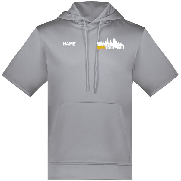 Augusta Sportswear - Wicking Fleece Short Sleeve Hoodie - Embroidered Logo **Add Name For $5** Thumbnail