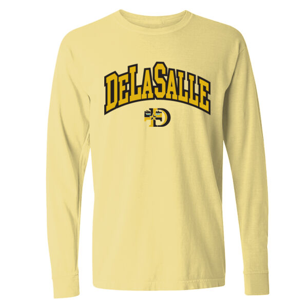 **CLOSEOUT ITEM** Garment Dyed Heavyweight Ringspun Long Sleeve T-Shirt - Printed Logo Thumbnail