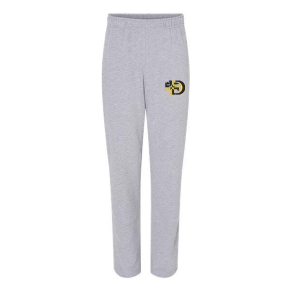 **CLOSEOUT ITEM** Unisex Sponge Fleece Straight Leg Sweatpants - Embroidered Logo Thumbnail