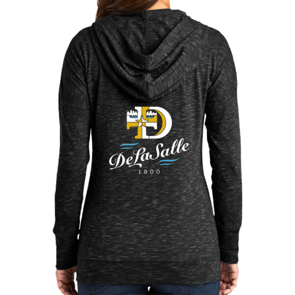 District ® Women’s Medal Full-Zip Hoodie - Printed Logos Thumbnail