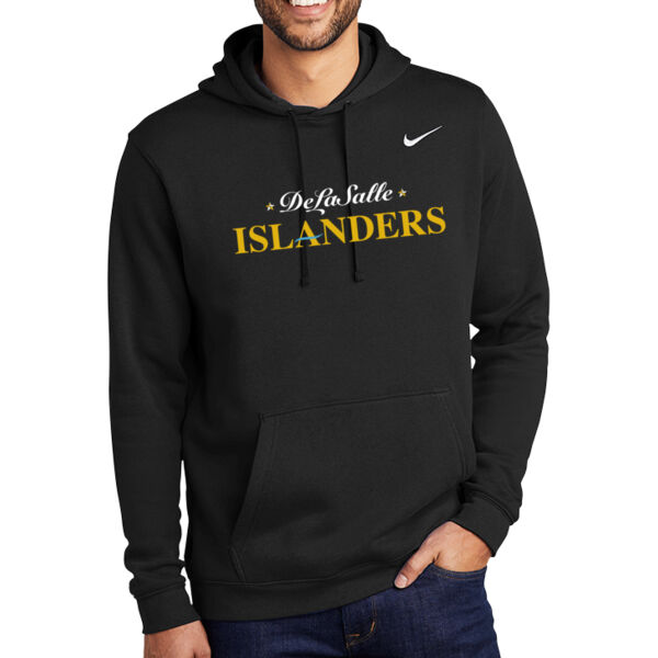 Nike Club Fleece Pullover Hoodie - Printed Logo Thumbnail