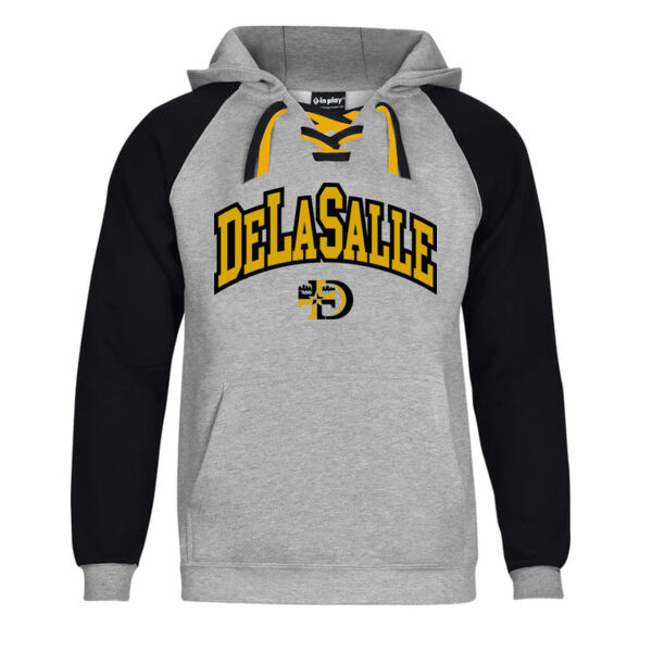 InPlay - Lace Up Hooded Sweatshirt - Applique Logo Thumbnail