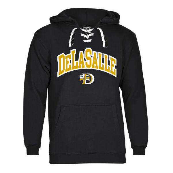 InPlay - Lace Up Hooded Sweatshirt - Applique Logo Thumbnail