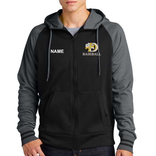 Sport-Tek Sport Wick ® Varsity Fleece Full Zip Hooded Jacket - Embroidered Logo ** Add Name for $5! ** Thumbnail