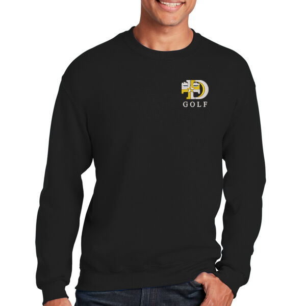 Gildan® - Heavy Blend™ Crewneck Sweatshirt - Embroidered Logo Thumbnail