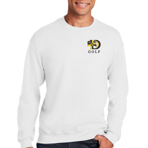 Gildan® - Heavy Blend™ Crewneck Sweatshirt - Embroidered Logo Thumbnail