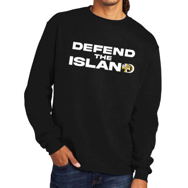 Champion® Powerblend Crewneck Sweatshirt - Printed Logos ** Add Number for $5! ** Thumbnail