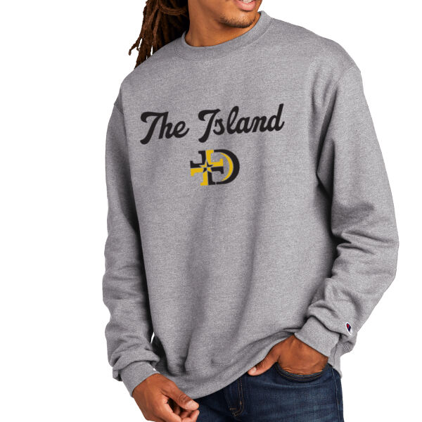 Champion® Powerblend Crewneck Sweatshirt - Printed Logos ** Add Number for $5! ** Thumbnail