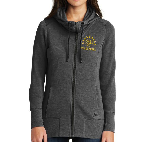 New Era® Ladies Tri-Blend Fleece Full-Zip Hoodie - Embroidered Logo ** Add Name for $5! ** Thumbnail
