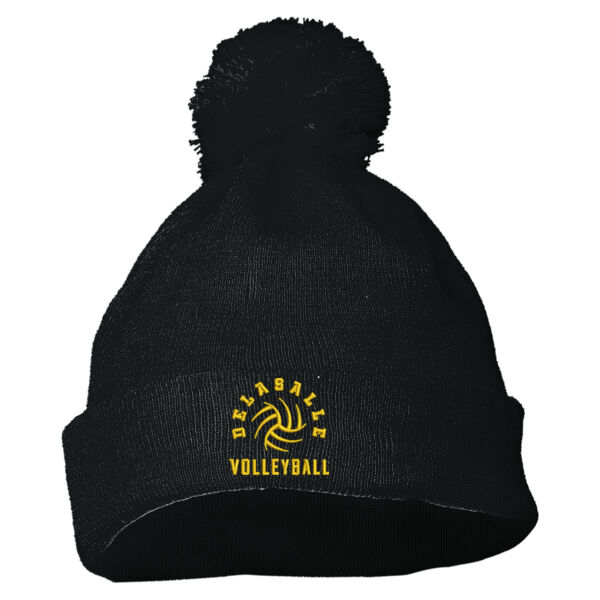 Augusta - Pom Beanie - Embroidered Logo Thumbnail