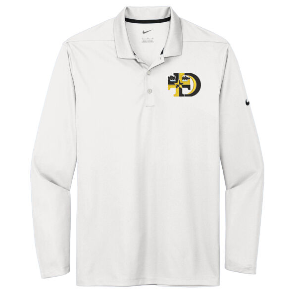 Nike Dri-FIT Micro Pique 2.0 Long Sleeve Polo - Embroidered Logo Thumbnail