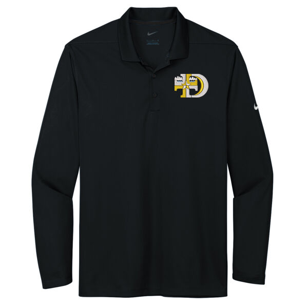Nike Dri-FIT Micro Pique 2.0 Long Sleeve Polo - Embroidered Logo Thumbnail