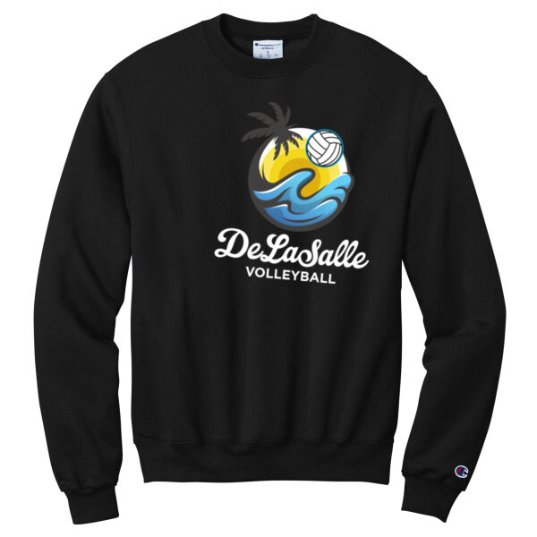 Champion® Powerblend® Crewneck Sweatshirt - Printed Logo Thumbnail