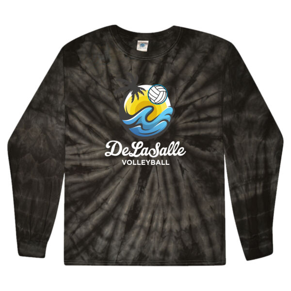Colortone - Tie-Dyed Long Sleeve T-Shirt - Printed Logo Thumbnail