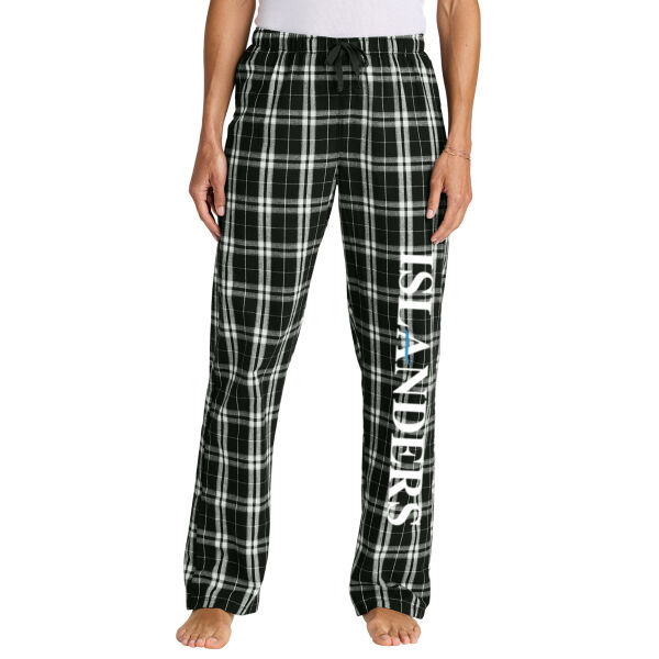 District ® Women's Flannel Plaid Pant - Printed Logo Thumbnail