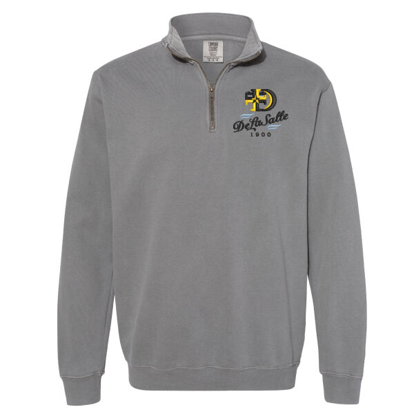 Comfort Colors - Garment-Dyed Quarter Zip Sweatshirt - Embroidered Logo Thumbnail