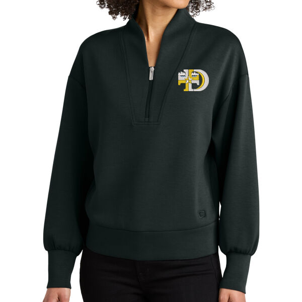 OGIO® Women’s Transcend 1/4-Zip - Embroidered Logo Thumbnail