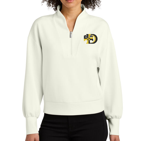 OGIO® Women’s Transcend 1/4-Zip - Embroidered Logo Thumbnail