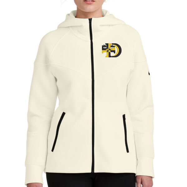 Nike Women’s Tech Fleece Full-Zip Hoodie - Embroidered Logo Thumbnail