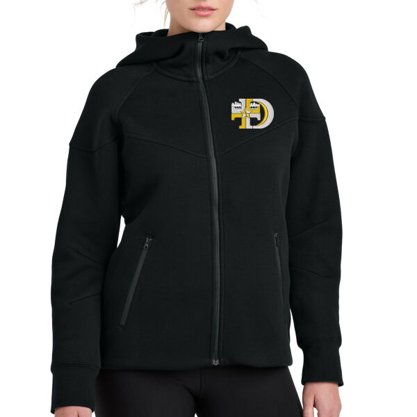 Nike Women’s Tech Fleece Full-Zip Hoodie - Embroidered Logo Thumbnail