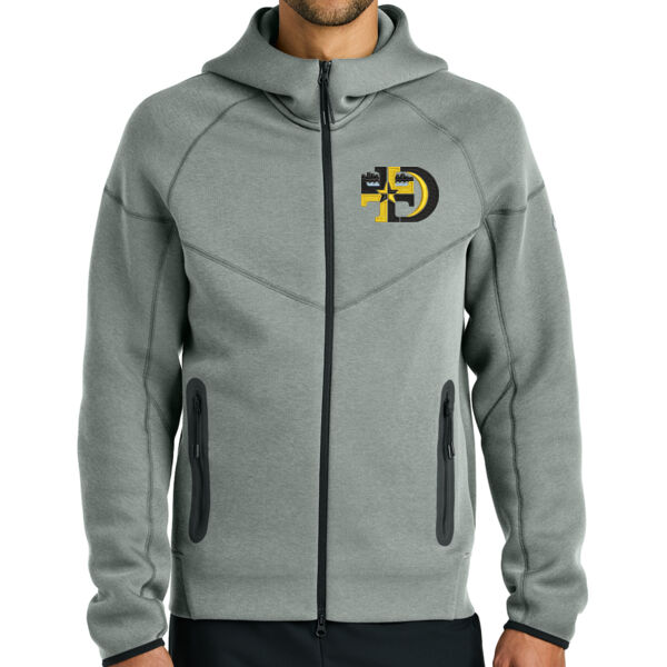 Nike Tech Fleece Full-Zip Hoodie - Embroidered Logo Thumbnail