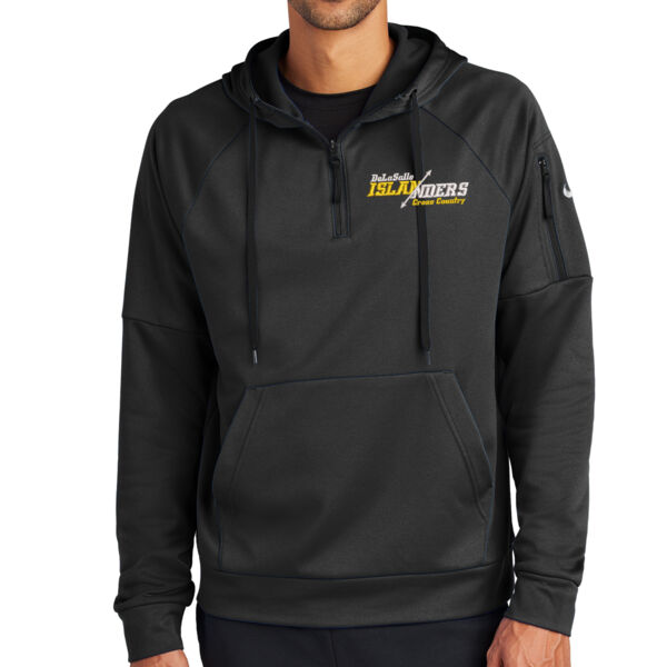 Nike Therma-FIT Pocket 1/4-Zip Fleece Hoodie - Embroidered Logo ** Add Name for $5! ** Thumbnail